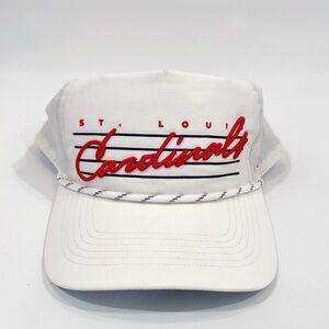 ’47 Brand St. Louis Cardinals Rope Snapback Hat – White & Red